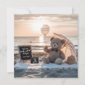 Heerlijke eenvoudige digitale zwangerschapsaankond kaart (Voorkant)