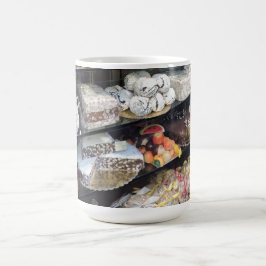 Heerlijke en lekkere gebakjes, klassieke Mok (Center)