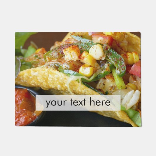 heerlijke foto van Mexicaanse Tacos Deurmat (Voorkant)
