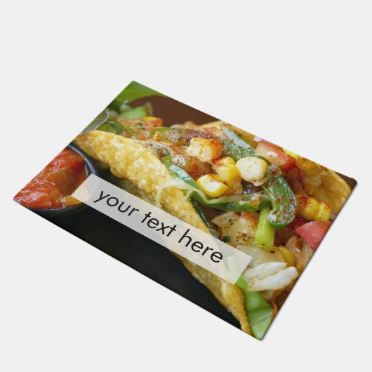 heerlijke foto van Mexicaanse Tacos Deurmat (Schuin)