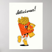 Heerlijke frietjes poster (Voorkant)