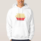 Heerlijke frietjes Retro Fast Food Hoodie (Voorkant)