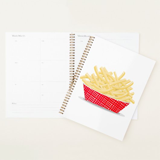 Heerlijke frietjes Retro Fast Food Planner