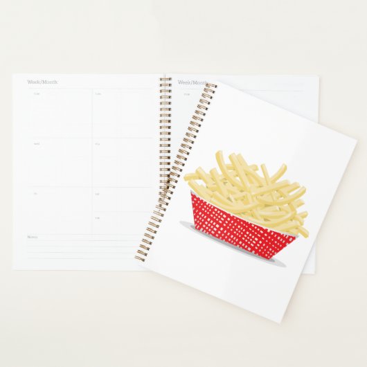 Heerlijke frietjes Retro Fast Food Planner (Display)