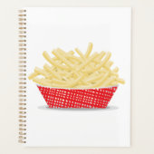Heerlijke frietjes Retro Fast Food Planner (Voorkant)