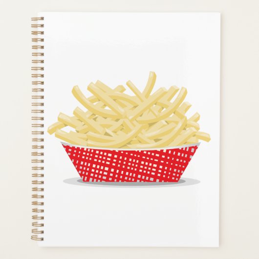 Heerlijke frietjes Retro Fast Food Planner (Voorkant)
