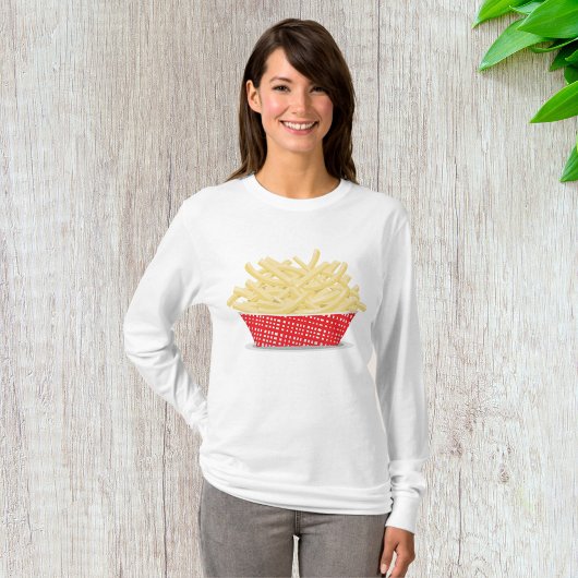 Heerlijke frietjes Retro Fast Food T-shirt