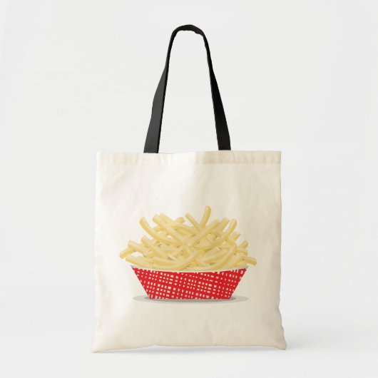 Heerlijke frietjes Retro Fast Food Tote Bag (Voorkant)