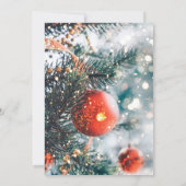 heerlijke glans van de moderne kerst kaart (Achterkant)