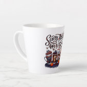Heerlijke Halloween koffie voor Spooky Sips! Latte Mok (Linkerhoek)