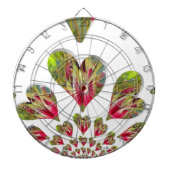 Heerlijke harten Humanitaire dag de wereld heeft l Dartbord (Voorkant)