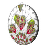 Heerlijke harten Humanitaire dag de wereld heeft l Dartbord (Voorkant Rechts)