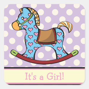 Heerlijke harten schommelen Paard Sticker