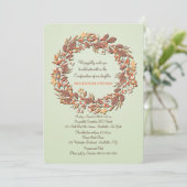 Heerlijke herfst uitnodiging (Staand voorkant)