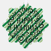 Heerlijke hond Creëer uw eigen vakantie Ornament Kaart (Achterkant)