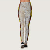 heerlijke hotdog met mosterdfoto leggings (Achterkant)