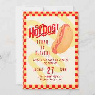 Heerlijke Hotdog! Uitgebreid thema voor verjaardag Kaart