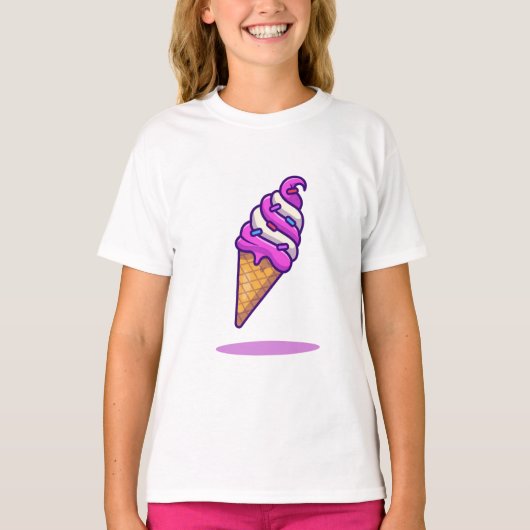 Heerlijke Ice Cream Cone Treat T-shirt (Voorkant)