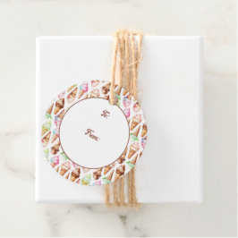 Heerlijke ijskegels bedankjes labels