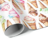 Heerlijke ijskegels cadeaupapier (Rol Hoek)