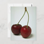 Heerlijke kersen briefkaart (Voorkant / Achterkant)