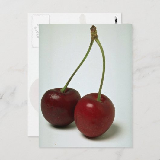 Heerlijke kersen briefkaart (Voorkant / Achterkant)