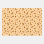 Heerlijke kerst koekjes en peperkoek mannen inpakpapier vel (Voorkant)