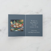 Heerlijke kerstkoekjes feestdagen kaart (Binnen)