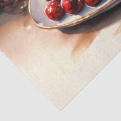 Heerlijke kerstkoekjes op een feestelijk Bord dec Tissuepapier (Detail)