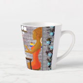 Heerlijke koffie met een kopje vriendschap latte mok (Rechts)