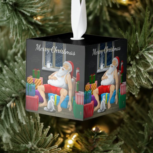 Heerlijke koffietijd met de Kerstman Decoratie (Boom)