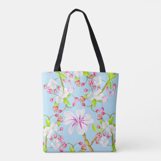 Heerlijke lente op een All-Over-Print Tas (M,C) (Achterkant)