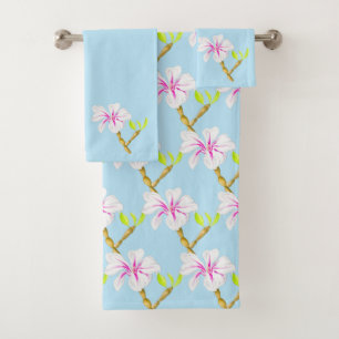 Heerlijke lente op een badkamer handdoek set (M)
