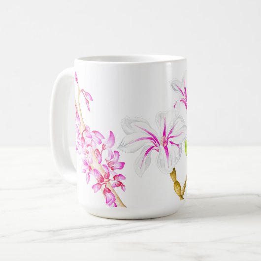 Heerlijke lente op een Classic Mok (M, R) (Voorkant links)