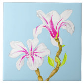 Heerlijke lente op een keramische Tegel (M) Tegeltje (Voorkant)