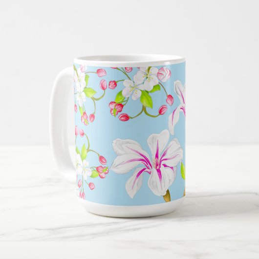 Heerlijke lente op een klassieke Mok (M, C) (Voorkant links)