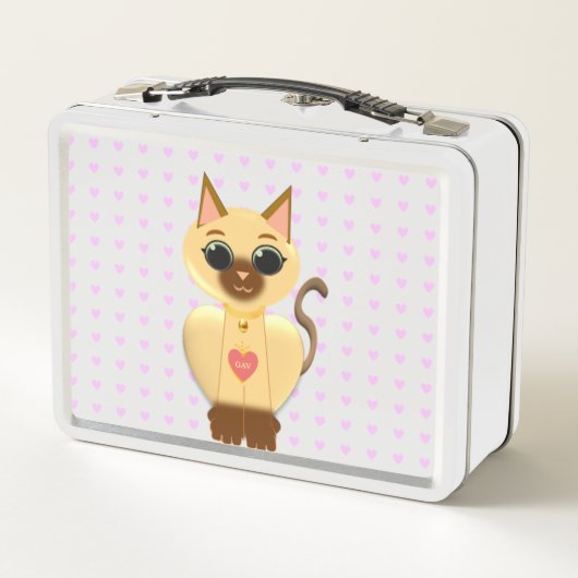 Heerlijke lunchbox met kat (Achterkant)
