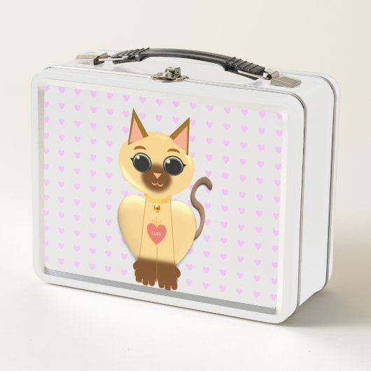 Heerlijke lunchbox met kat (Voorkant)
