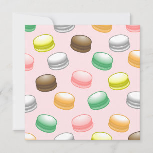 Heerlijke Macarons voor Sweet 16 Feestdagenkaart