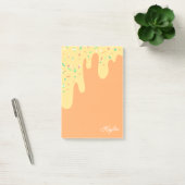 Heerlijke Mango Frosting Sprinkles Jouw naam Post-it® Notes (Kantoor)