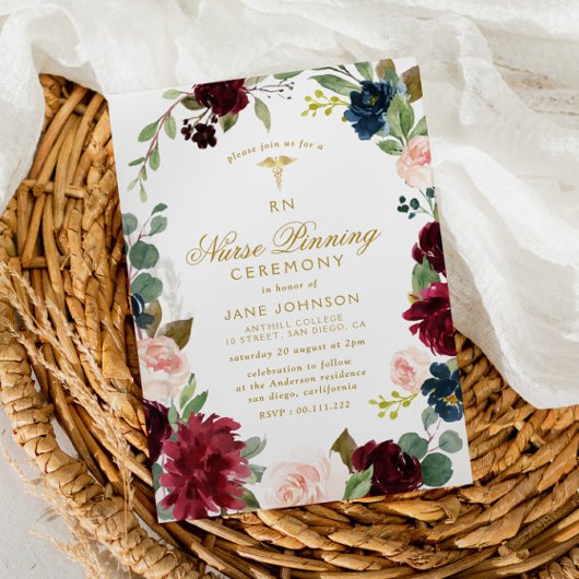 heerlijke margolieveling floral Nurse pinning cere Kaart