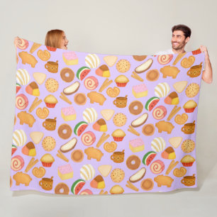 Heerlijke Mexicaanse Pan Dulce Sweet Bread Fleece Deken