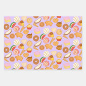 Heerlijke Mexicaanse Pan Dulce Sweet Bread Inpakpapier Vel (Voorkant 3)