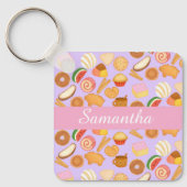 Heerlijke Mexicaanse Pan Dulce Sweet Bread Sleutelhanger (Voorkant)