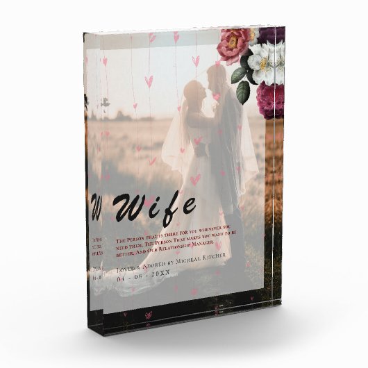 heerlijke moderne definitie van vrouw verrassencad fotoblokken (Links)