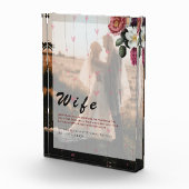 heerlijke moderne definitie van vrouw verrassencad fotoblokken (Rechts)