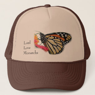 Heerlijke Monarch Vlinder Afbeelding Trucker Pet