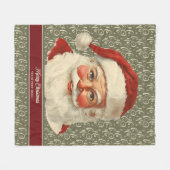 Heerlijke ouderwetse kerstdeken fleece deken (Voorkant (Horizontaal))