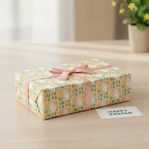 Heerlijke Pasen Bunny & Bloom Wrapping Paper Cadeaupapier