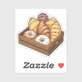 Heerlijke Pastry Box of Treats Sticker